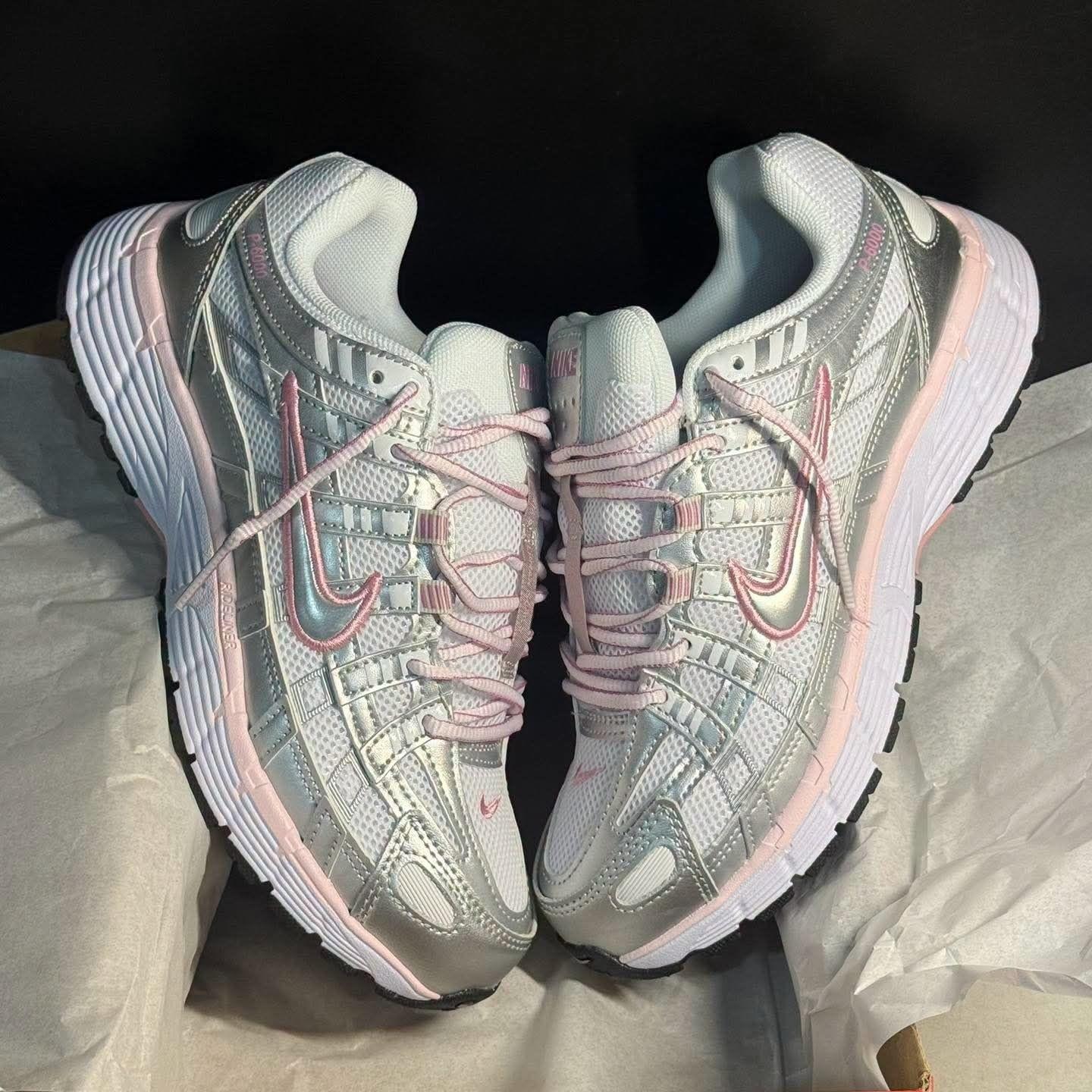 甜酷天花板!Nike P-6000「粉银」,Y2K辣妹直接焊在脚上